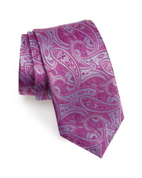 David Donahue Paisley Silk Tie