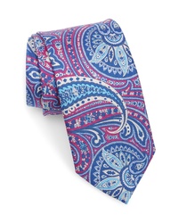 David Donahue Paisley Silk Tie