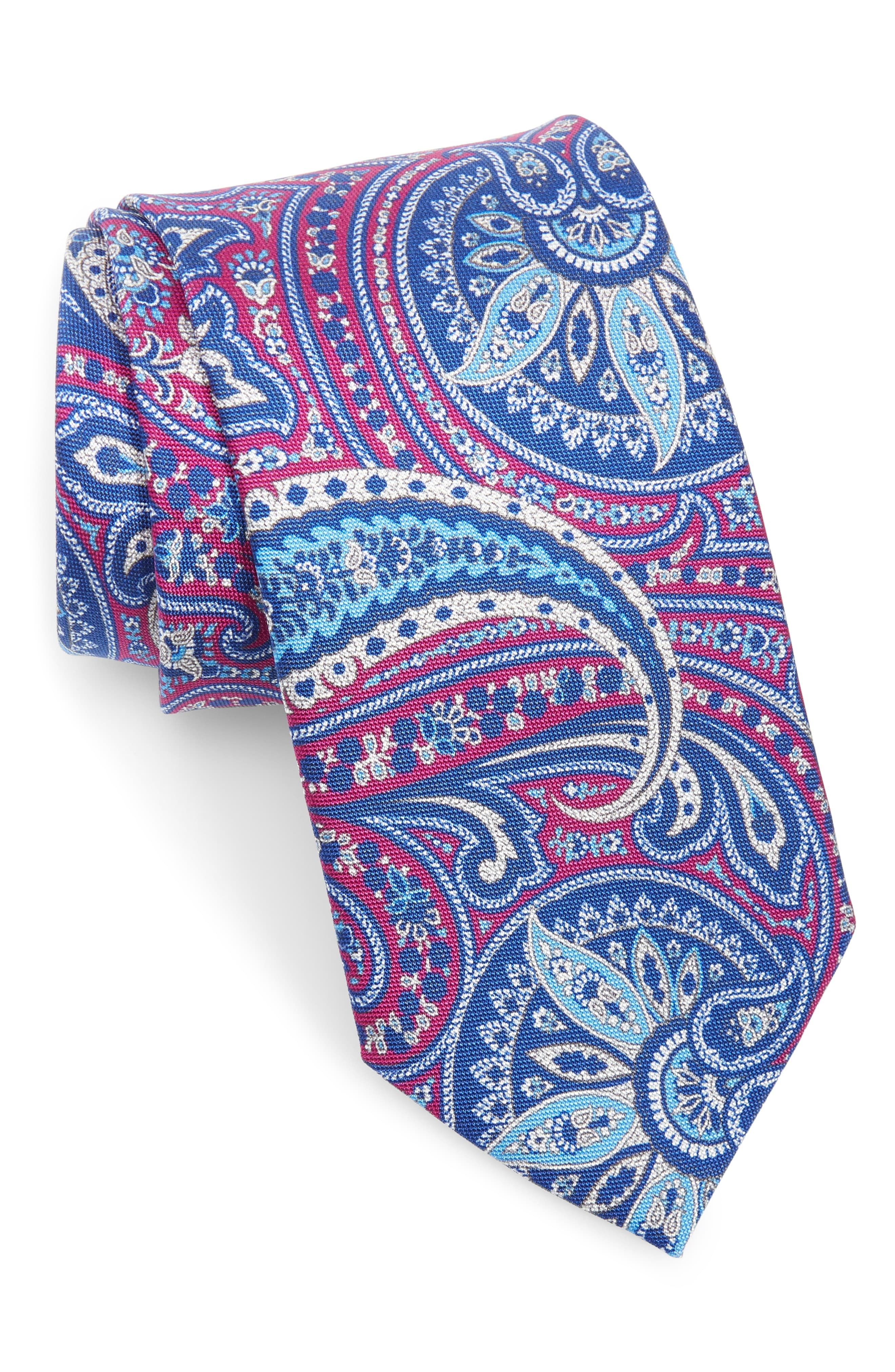 David Donahue Paisley Silk Tie, $57 | Nordstrom | Lookastic