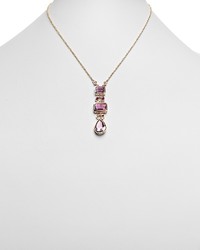 Bloomingdale's Amethyst And Rhodolite Pendant Necklace In 14k Rose Gold 17