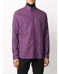 Philipp Plein Long Sleeve Hexagon Plaque Shirt