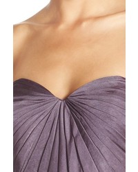 Jenny Yoo Demi Convertible Strapless Pleat Jersey Gown