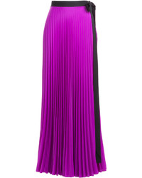 Purple Pleated Skirts for Women | Lookastic