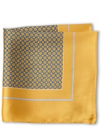 Pierre Cardin 100% Silk Chain Pattern Pocket Square