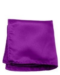 Jacob Alexander Solid Color Violet Purple Pocket Square By