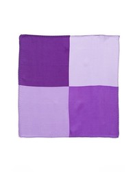 Original Penguin Madison Solid Silk Pocket Square Purple One Size