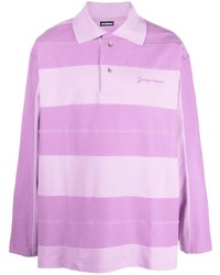 Jacquemus Stripe Print Polo Shirt