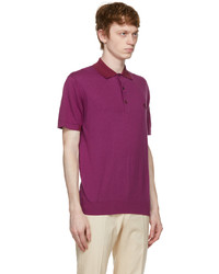 Etro Pink Jersey Polo