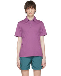 Aspesi Purple Cotton Polo
