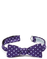 Purple Print Bow-tie