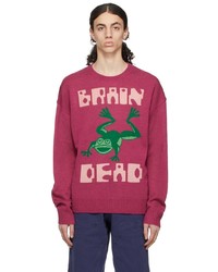 Brain Dead Pink Frogger Sweater