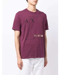 Armani Exchange Logo Print T Shirt