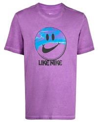 Nike Motif Print T Shirt