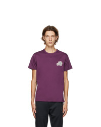 Moncler Purple Logo T Shirt