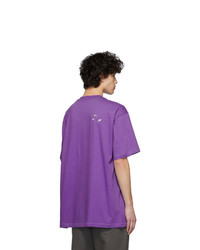 Ader Error Purple Obtin T Shirt