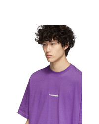 Ader Error Purple Obtin T Shirt