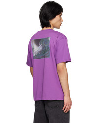 Rassvet Purple Printed T Shirt