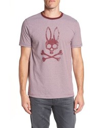 Psycho Bunny Stripe Logo Graphic T Shirt