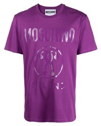 Moschino Tonal Logo Print T Shirt