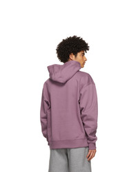 Kenzo Purple Oversized Logo Hoodie