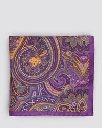 Ted Baker Yearone Paisley Print Pocket Square