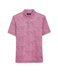Bugatchi Ooohcotton Polo Shirt In Ruby At Nordstrom