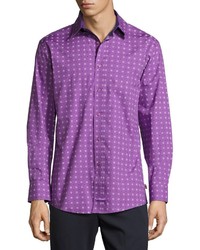 Purple Print Shirt