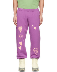 Purple Print Sweatpants