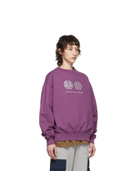 Rassvet Purple Reflective Logo Sweatshirt