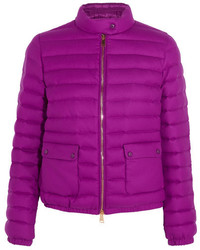 Purple Quilted Jacket
