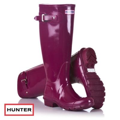 hunter violet boots