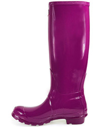 Hunter Original Gloss Violet Rubber Rain Boot