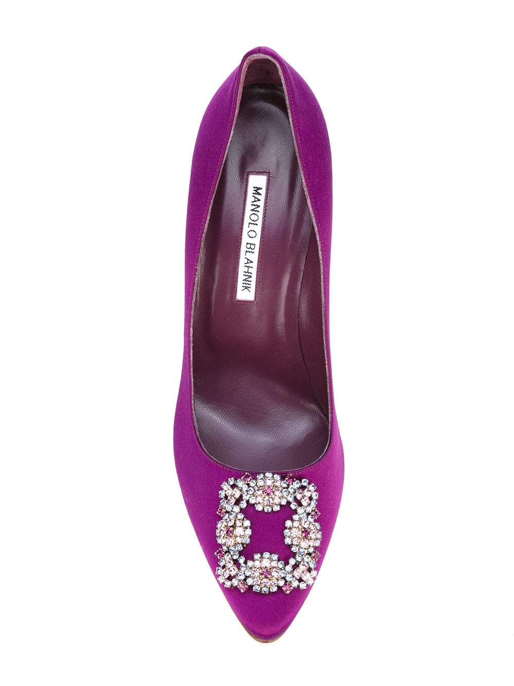 Manolo Blahnik Hangisi 105 Pumps, $1,009 | farfetch.com | Lookastic