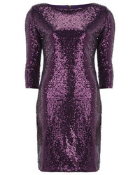 Alice & You Purple Sequin Bodycon Dress
