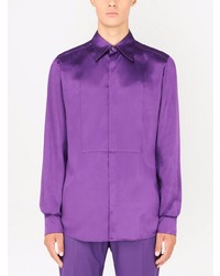 Dolce & Gabbana Tuxedo Silk Shirt