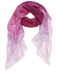 Nordstrom Prismatic Color Play Oblong Silk Scarf