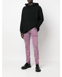 purple brand Bleach Effect Skinny Jeans