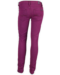7 For All Mankind Purple Orchid Gwenevere Skinny Jeans 178 New