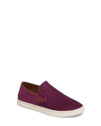 Purple Slip-on Sneakers