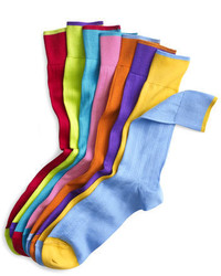Johnston & Murphy Ribbed Solid Socks