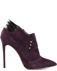 Casadei Laced Up Front Low Ankle Boots