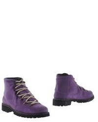 Purple Suede Boots
