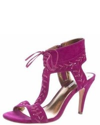 Cynthia Vincent Whipstitch Suede Sandals