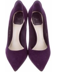 Christian Dior Pointed Toe Suede Pumps