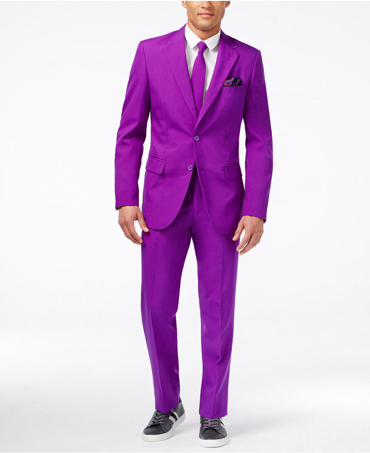 Opposuits Purple Prince Slim Fit Suit Tie 99 Macy S Lookastic