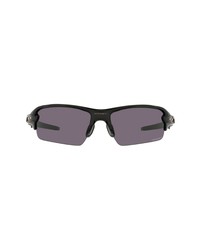 Oakley 61mm Rectangle Sunglasses In Polished Blackprizm Grey At Nordstrom