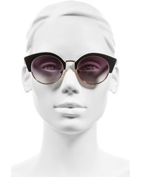 Aj Morgan Temple 50mm Sunglasses Black White