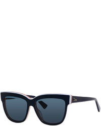 Christian Dior Dior Graphic Square Sunglasses Blackpinkwhite