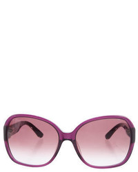 Salvatore Ferragamo Gradient Butterfly Sunglasses