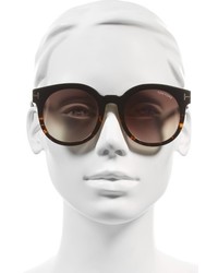 Tom Ford Janina 53mm Special Fit Round Sunglasses